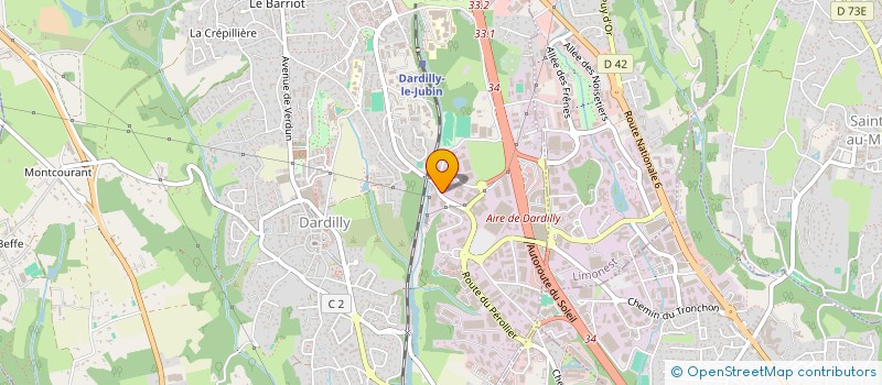 localisation de l'entreprise VLD FRANCE  DARDILLY