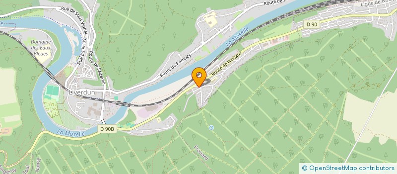 localisation de l'entreprise VLDP  LIVERDUN