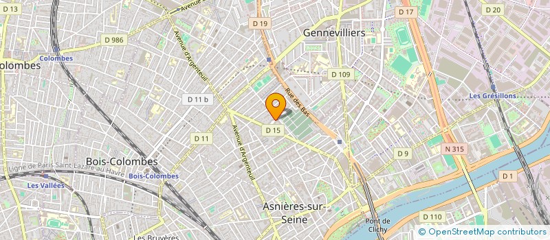 localisation de l'entreprise VLE AUTOMOBILES  ASNIERES-SUR-SEINE