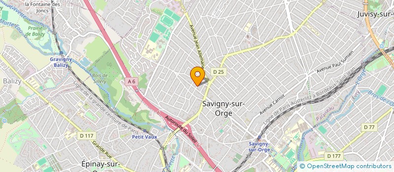 localisation de l'entreprise VLF  SAVIGNY-SUR-ORGE