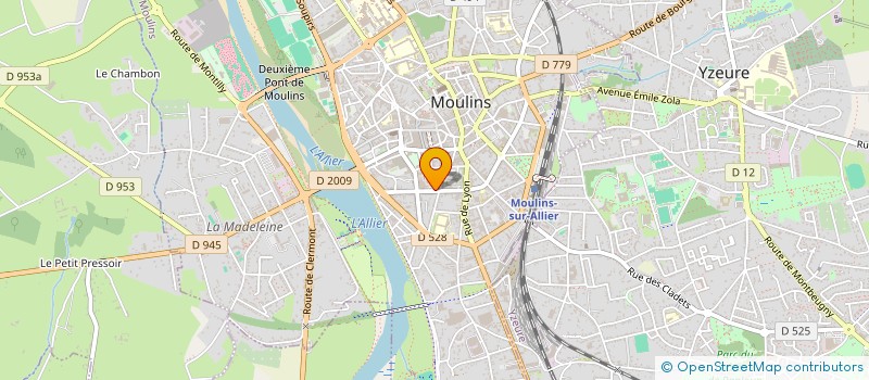 localisation de l'entreprise VLF à MOULINS