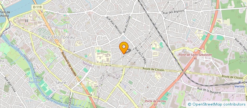 localisation de l'entreprise VLFP IMMO à SAINT-SEBASTIEN-SUR-LOIRE