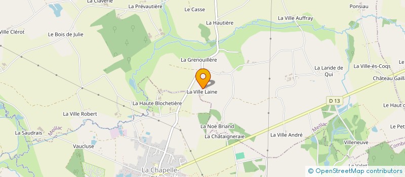 localisation de l'entreprise VLG  MEILLAC