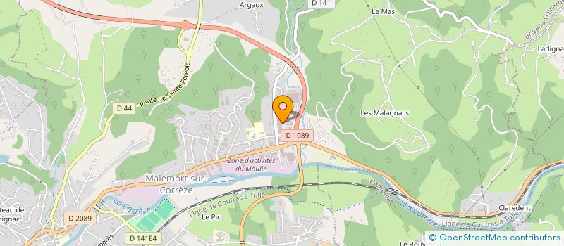 localisation de l'entreprise VLG CENTER à MALEMORT