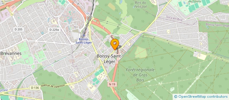 localisation de l'entreprise VLG SAS à BOISSY-SAINT-LEGER