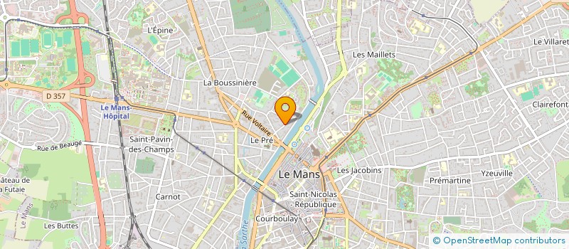 localisation de l'entreprise VLGS  LE MANS