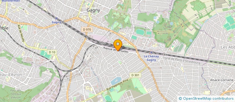 localisation de l'entreprise VLI à GAGNY