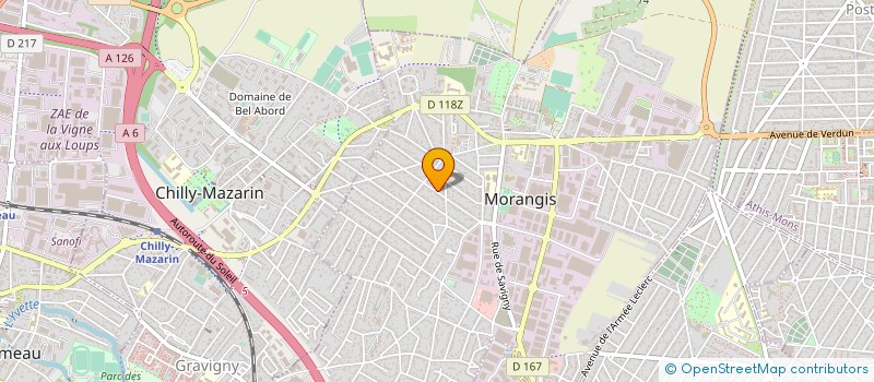 localisation de l'entreprise VLJ à MORANGIS