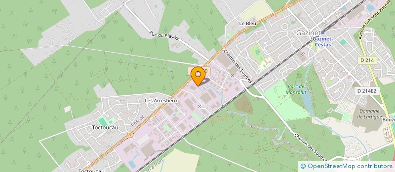 localisation de l'entreprise VLK-33 à CESTAS