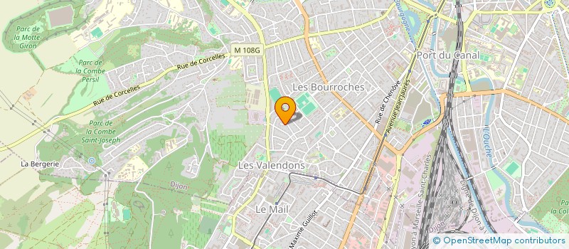 localisation de l'entreprise VLK GESTION à DIJON