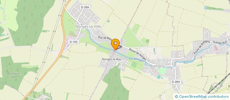 localisation de l'entreprise VLL  NORGES-LA-VILLE