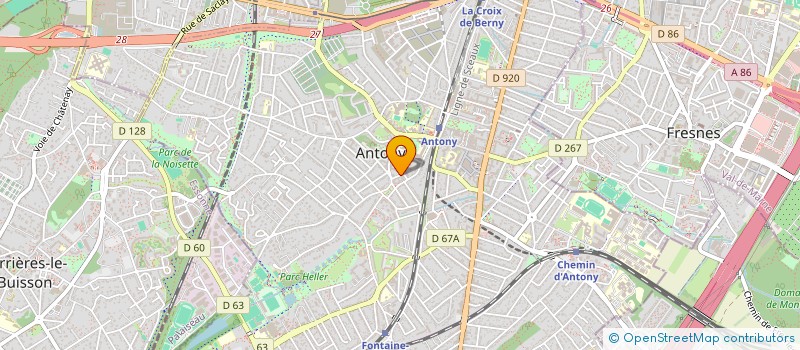 localisation de l'entreprise VLL IMMO à ANTONY