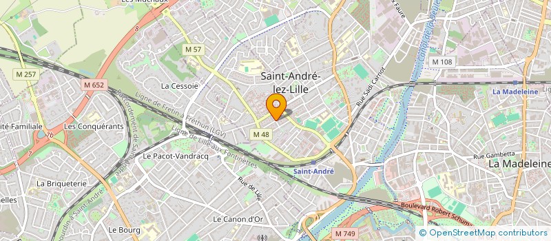 localisation de l'entreprise VLL PACKAGING  SAINT-ANDRE-LEZ-LILLE