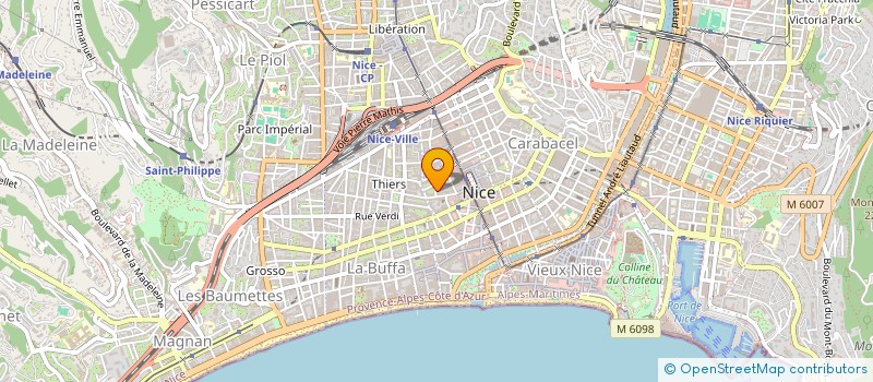 localisation de l'entreprise VLLR INVEST à NICE