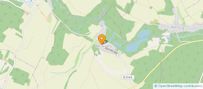 localisation de l'entreprise VLM à BECQUIGNY