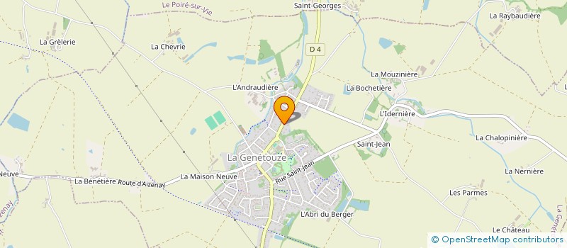 localisation de l'entreprise VLM  LA GENETOUZE