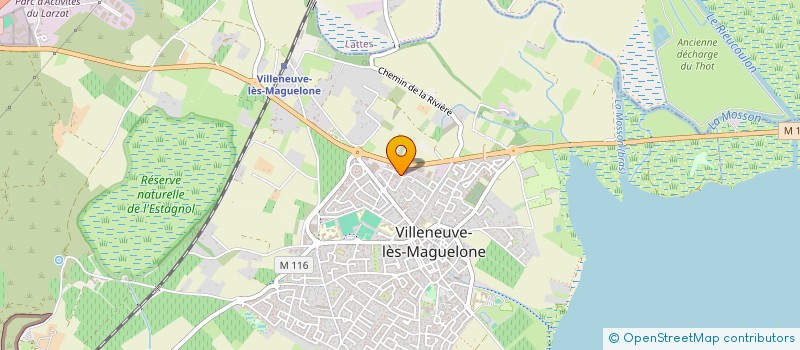 localisation de l'entreprise VLM AUTO  VILLENEUVE-LES-MAGUELONE