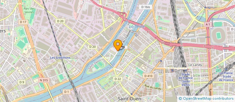 localisation de l'entreprise VLM DEPANNAGE à L'ILE-SAINT-DENIS