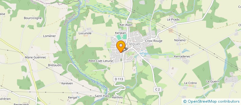 localisation de l'entreprise VLM56  CLEGUER