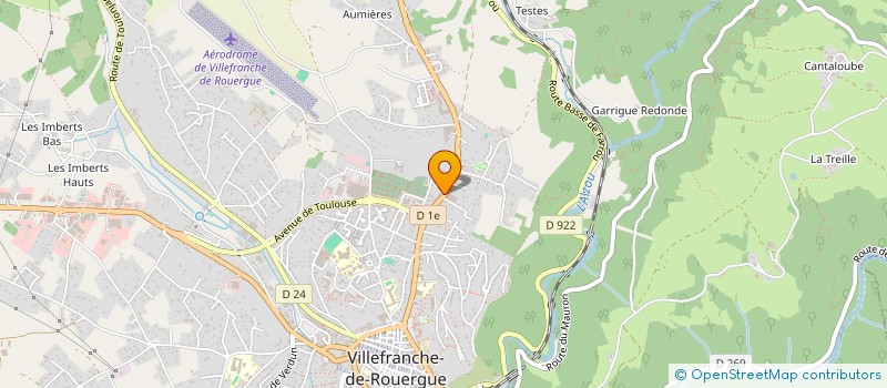 localisation de l'entreprise VLN IMMO  VILLEFRANCHE-DE-ROUERGUE