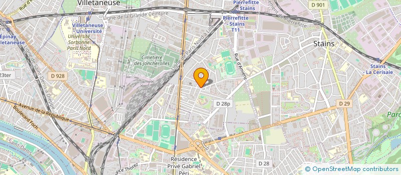 localisation de l'entreprise VLN NETTOYAGE à PIERREFITTE-SUR-SEINE