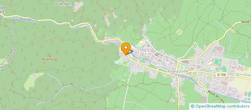 localisation de l'entreprise VLOM à RIBEAUVILLE