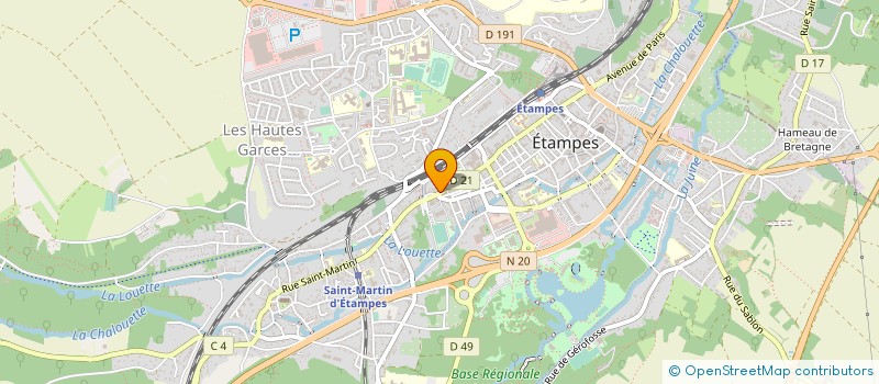 localisation de l'entreprise VLP à ETAMPES