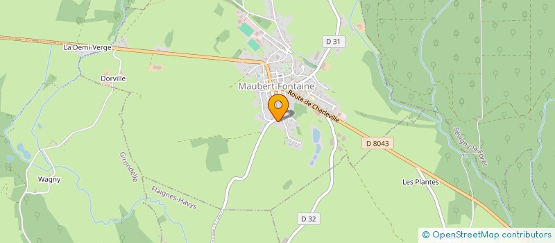 localisation de l'entreprise VLP  MAUBERT-FONTAINE