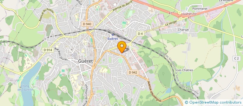 localisation de l'entreprise VLP à GUERET