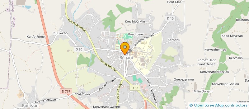 localisation de l'entreprise VLP à BEGARD