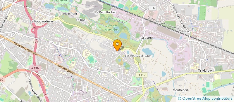 localisation de l'entreprise VLPG  TRELAZE