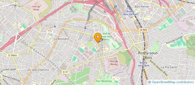 localisation de l'entreprise VLPL à MONTREUIL