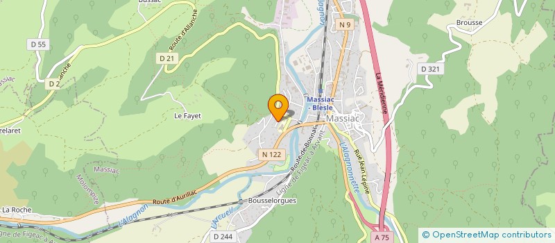 localisation de l'entreprise VLPP à BRIOUDE