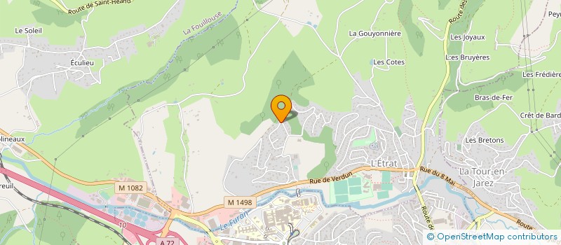 localisation de l'entreprise VLR à L'ETRAT