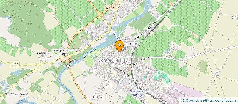 localisation de l'entreprise VLR  LE PUY-NOTRE-DAME