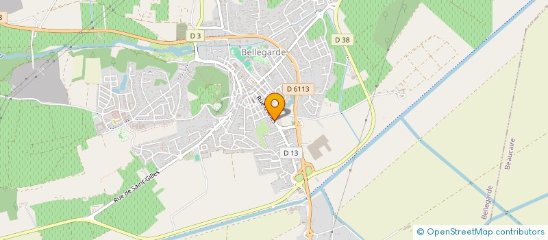 localisation de l'entreprise VLR TRAVAUX PUBLICS à BELLEGARDE