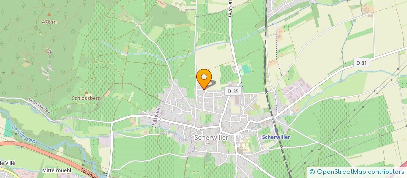 localisation de l'entreprise VLRA BUSSANG  SCHERWILLER