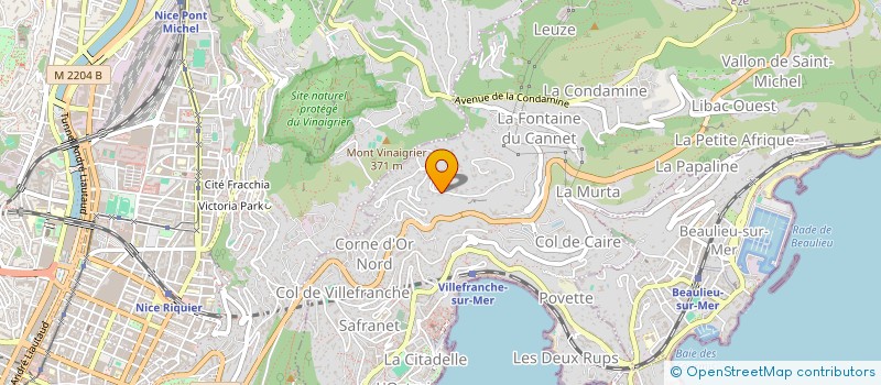 localisation de l'entreprise VLS LOU SOLEILLAT à VILLEFRANCHE-SUR-MER