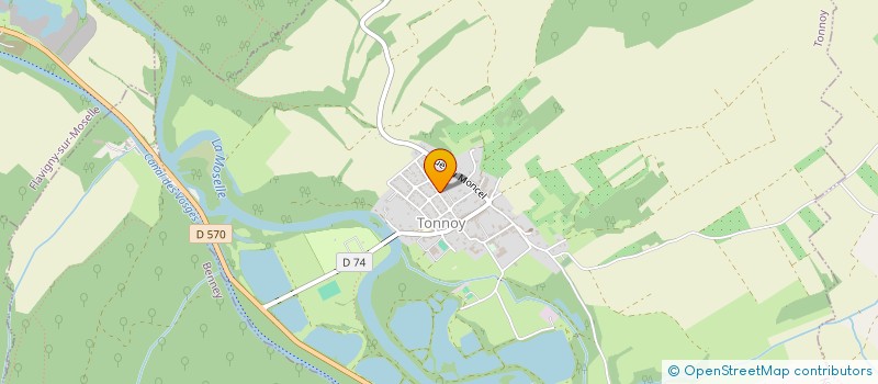 localisation de l'entreprise VLT  TONNOY