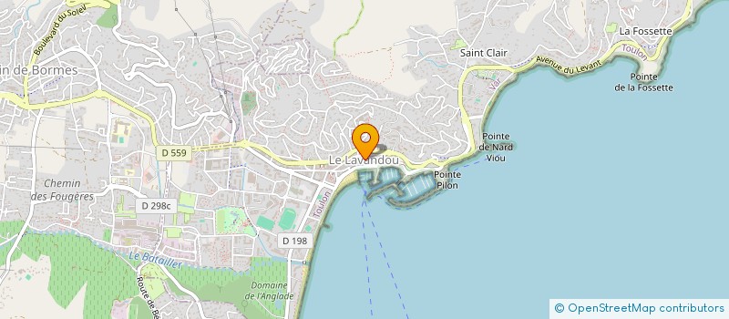 localisation de l'entreprise VLT à LE LAVANDOU