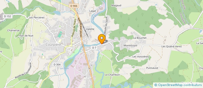 localisation de l'entreprise VLT à COURPIERE