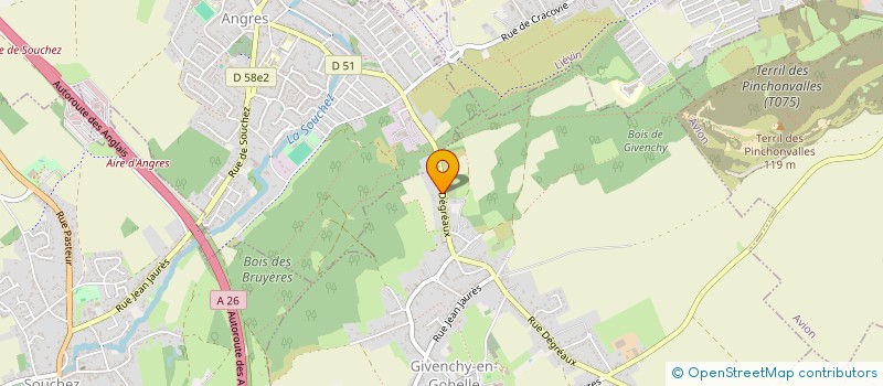 localisation de l'entreprise VLT DEBARRAS EXPRESS  GIVENCHY-EN-GOHELLE