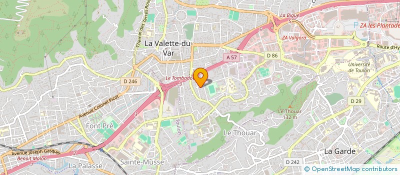 localisation de l'entreprise VLT INC. (VLT) à LA VALETTE-DU-VAR