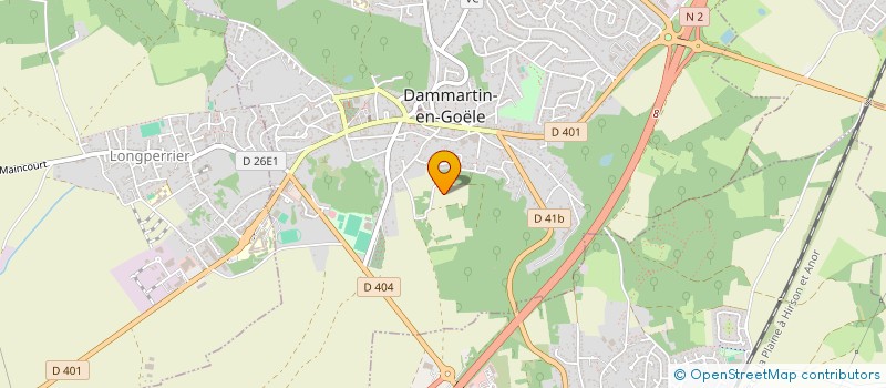 localisation de l'entreprise VLTRANSPORT 77 à DAMMARTIN-EN-GOELE