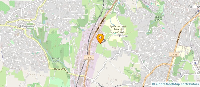 localisation de l'entreprise VLUX à SAINT-GENIS-LAVAL