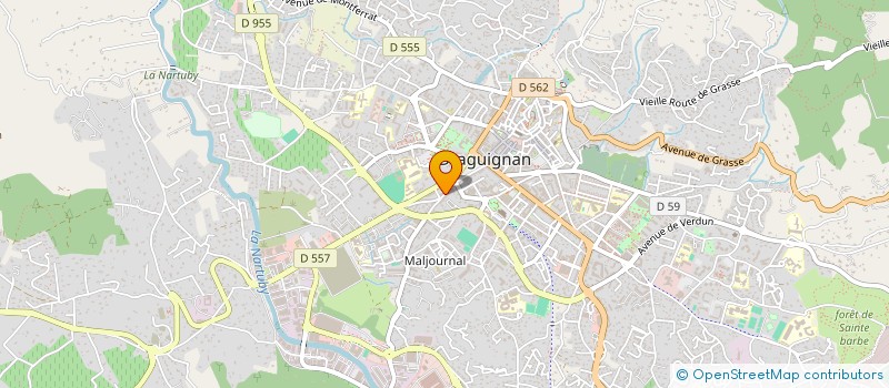 localisation de l'entreprise VLV TOURISME à DRAGUIGNAN