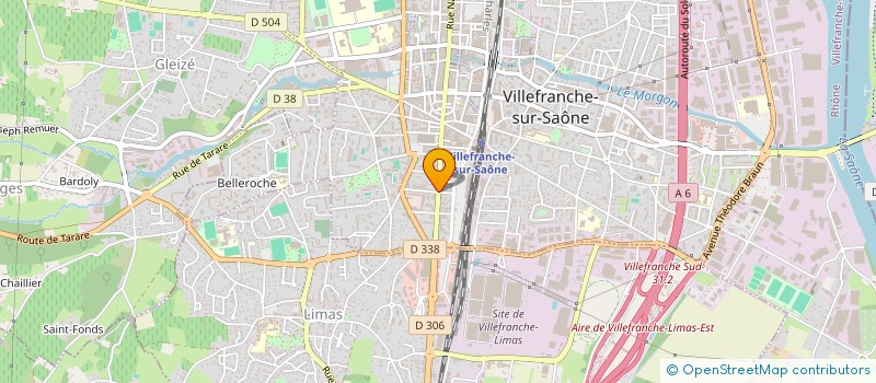 localisation de l'entreprise VLV3007 à VILLEFRANCHE-SUR-SAONE