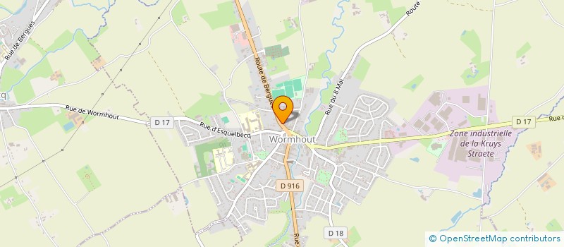 localisation de l'entreprise VLVD  WORMHOUT