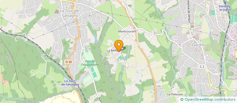 localisation de l'entreprise VLWORKSHOP  DARDILLY