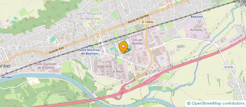 localisation de l'entreprise VM 01700 à MONT-SAINT-AIGNAN